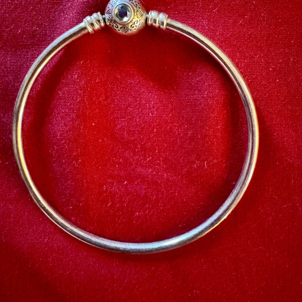 Pandora Silver and Blue Bracelet